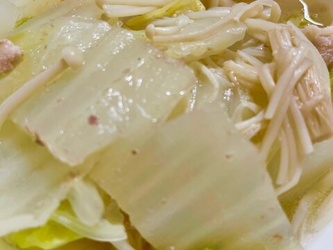 白菜とえのきの中華煮